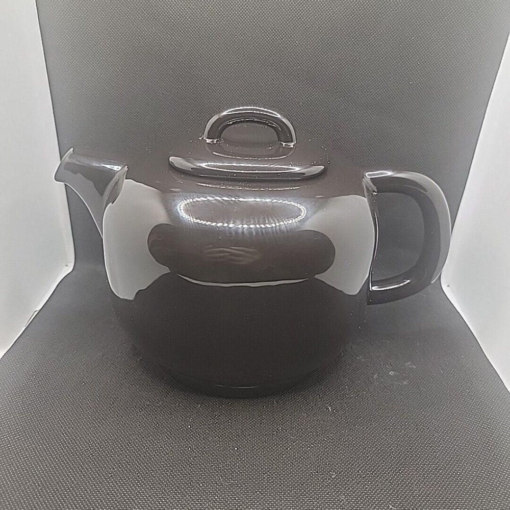 Vintage Brown Ceramic Teapot